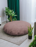 Cargar la imagen en la vista de la galería, Sitzsack Beanbag Bodenkissen Cord - Sitzsack zum Entspannen im Wohnzimmer, auf der Terrasse und im Garten