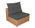 Cargar la imagen en la vista de la galería, Cojines para muebles de ratán – cojines de asiento de espuma de 10 cm y cojines de respaldo con doble funda