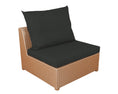 Cargar la imagen en la vista de la galería, Cojines para muebles de ratán – cojines de asiento de espuma de 10 cm y cojines de respaldo con doble funda