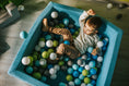 Bild in Galerie-Betrachter laden, Bällebad Bällepool Quadrat Weiches Für Kinder Plastikbälle Spielbecken
