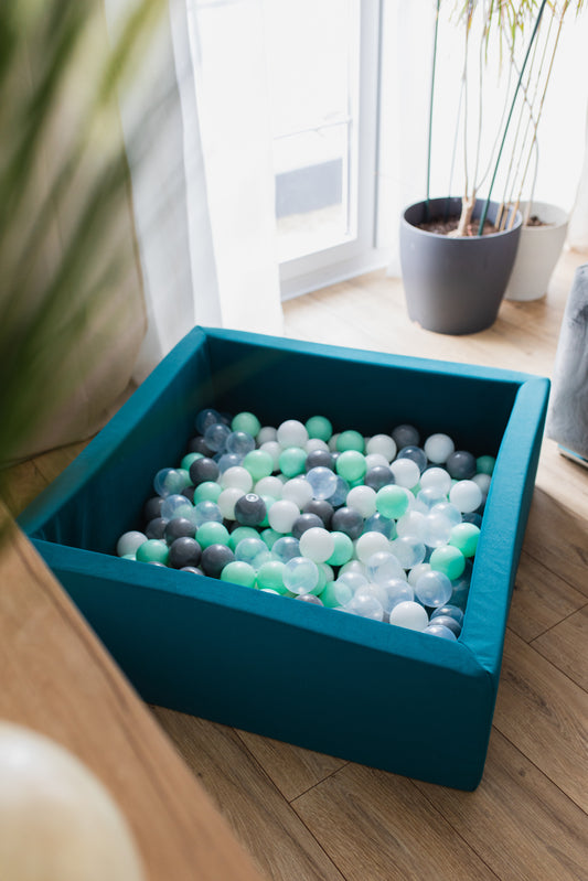 Bällebad Bällepool Quadrat Weiches Für Kinder Plastikbälle Spielbecken
