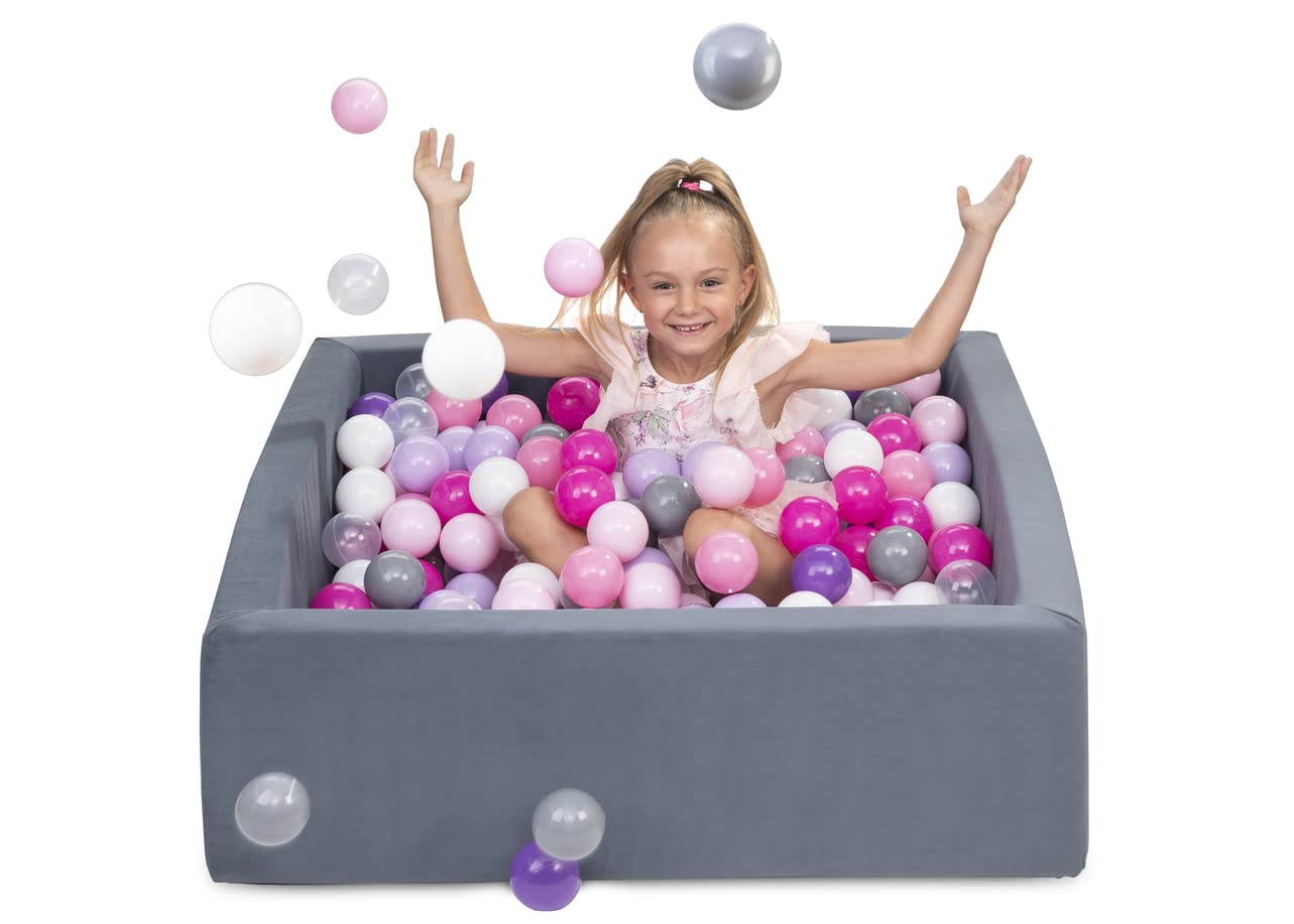 Bällebad Bällepool Quadrat Weiches Für Kinder Plastikbälle Spielbecken
