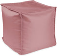 Bild in Galerie-Betrachter laden, Sitzsack Sitzhocker mit EPS-Perlen Füllung 40x40x40cm Fußhocker Sitz-Pouf für Kinder und Erwachsene