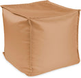 Bild in Galerie-Betrachter laden, Sitzsack Sitzhocker mit EPS-Perlen Füllung 40x40x40cm Fußhocker Sitz-Pouf für Kinder und Erwachsene