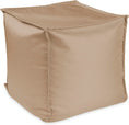 Bild in Galerie-Betrachter laden, Sitzsack Sitzhocker mit EPS-Perlen Füllung 40x40x40cm Fußhocker Sitz-Pouf für Kinder und Erwachsene