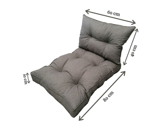Set di cuscini da salotto trapuntati con cuscini per mobili in rattan