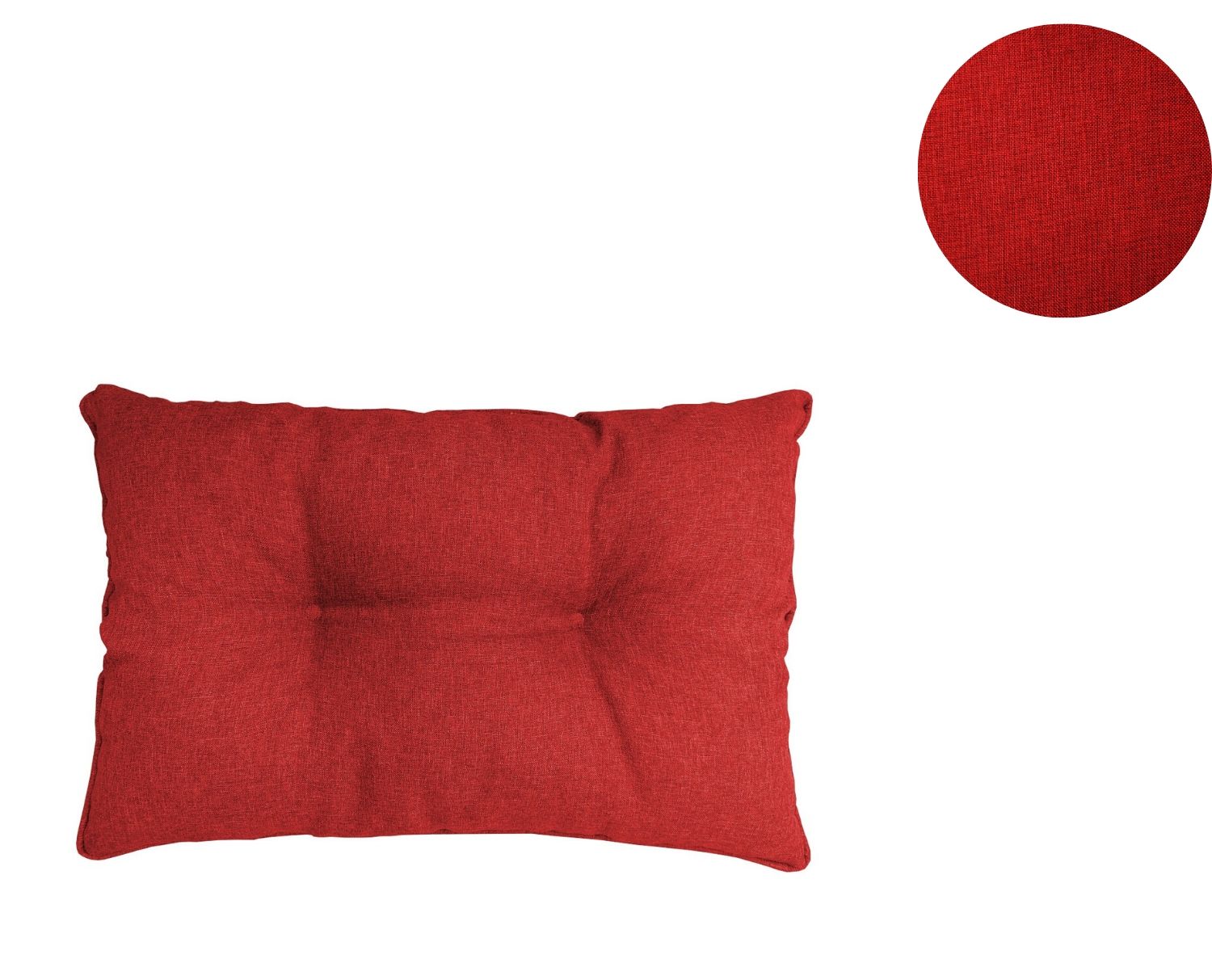 Cojines acolchados para muebles de ratán.