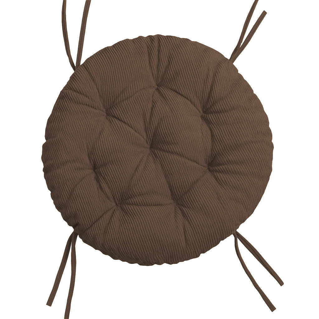 Rundes Cordkissen für Papasan-Sessel