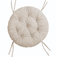Cargar la imagen en la vista de la galería, Rundes Cordkissen für Papasan-Sessel
