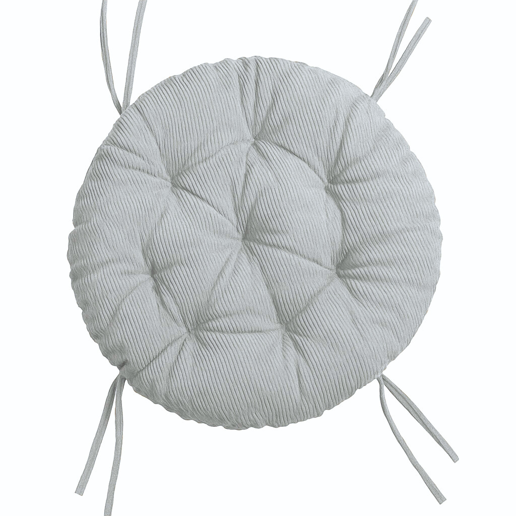Rundes Cordkissen für Papasan-Sessel