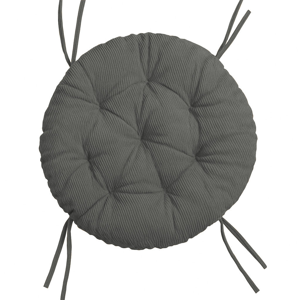 Rundes Cordkissen für Papasan-Sessel