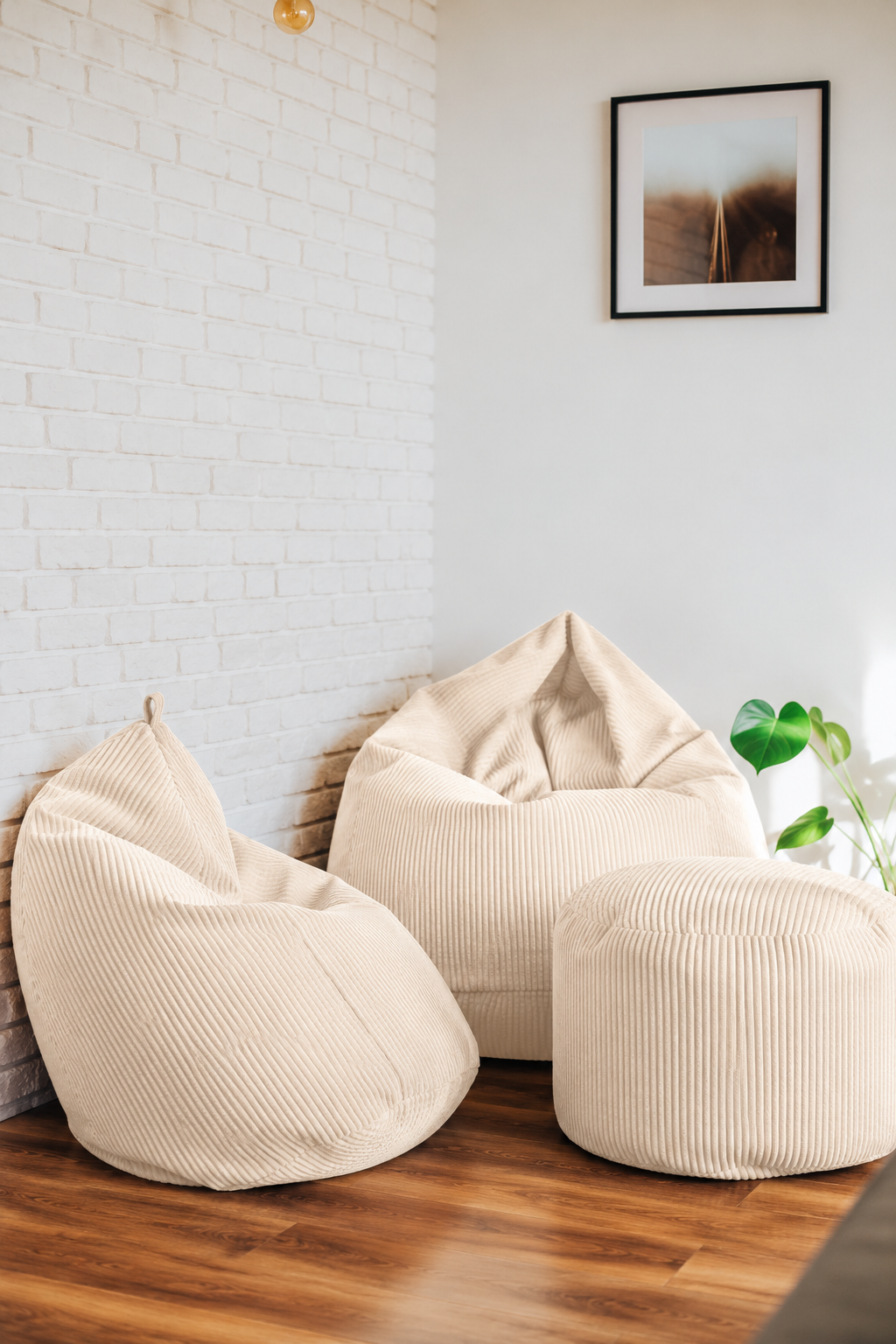 Sitzsack aus Cord