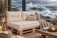 Charger l'image dans la visionneuse de la galerie, Coussin de mobilier de jardin Aspen - Tissu bouclé doux et résistant, parfait pour les meubles de jardin et en rotin dans le jardin et sur la terrasse
