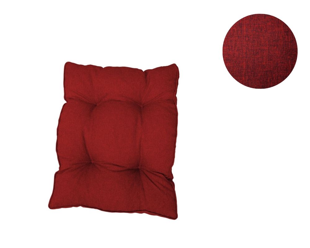 Cojines acolchados para muebles de ratán.