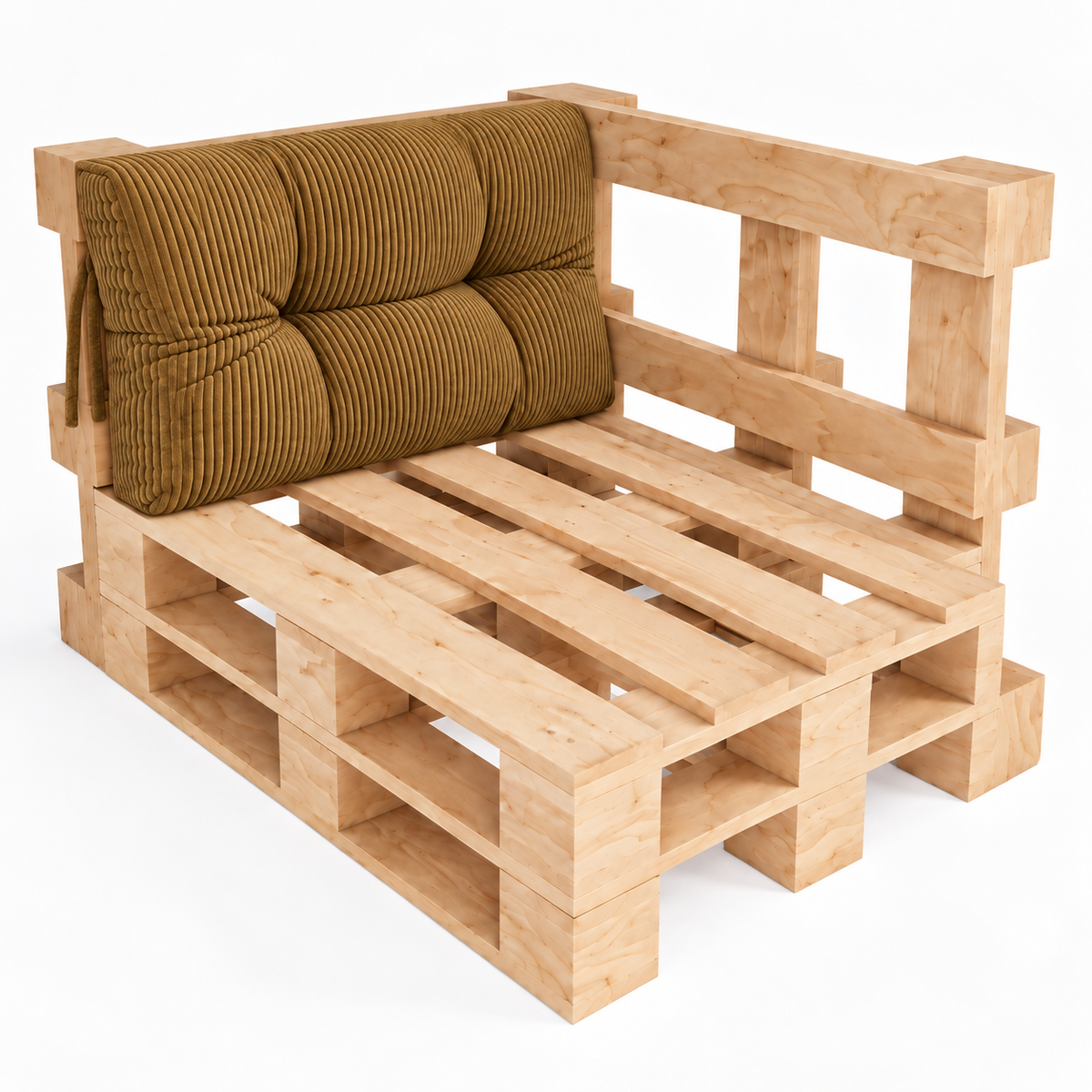 Palettenkissen OSLO CORD – gesteppte Kissen für Palettenmöbel – Indoor