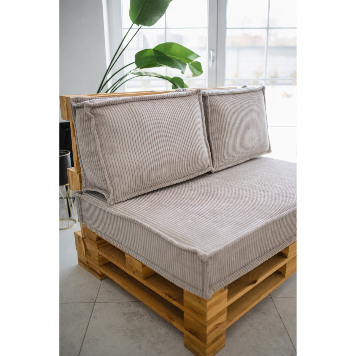 Cuscino da giardino per pallet in velluto a coste CHAMONIX