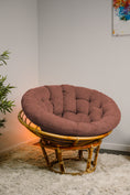 Carica l'immagine nel visualizzatore della galleria, Cuscino per la sedia papasan in velluto a coste
