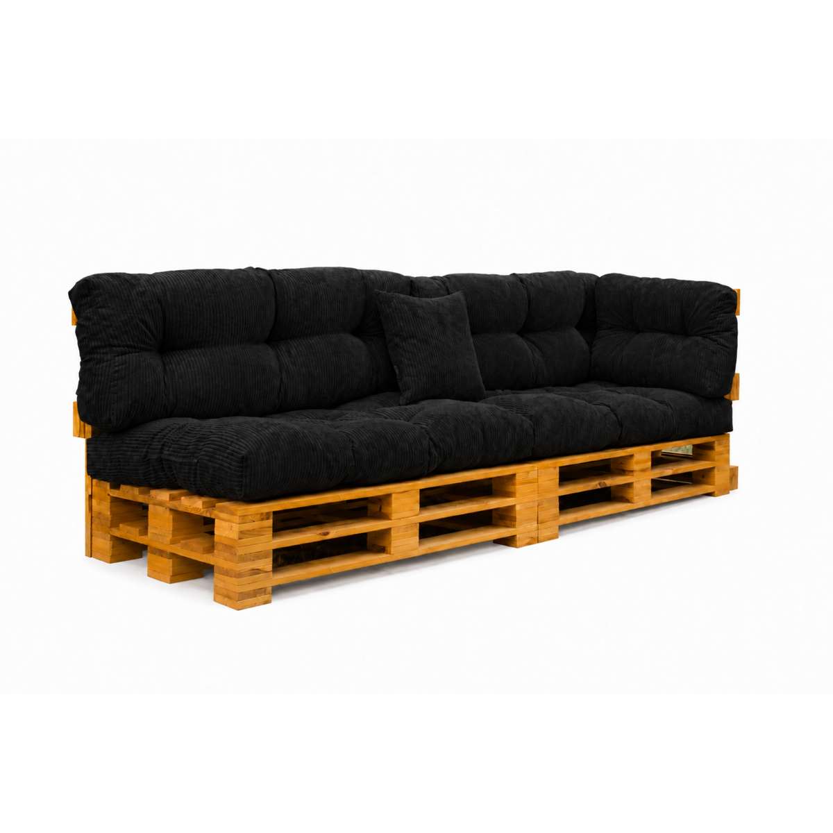Palettenkissen OSLO CORD – gesteppte Kissen für Palettenmöbel – Indoor