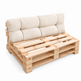 Charger l'image dans la visionneuse de la galerie, Palettenkissen OSLO CORD – gesteppte Kissen für Palettenmöbel – Indoor

