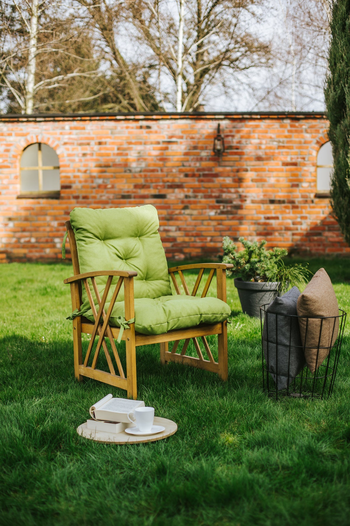 chilly pilley Gartenstuhl Sitzkissen Relax 2 Teilig Kissen Hochlehner – chillypilley