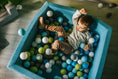 Charger l'image dans la visionneuse de la galerie, Piscine à balles piscine à balles carrée souple pour enfants balles en plastique jouer piscine
