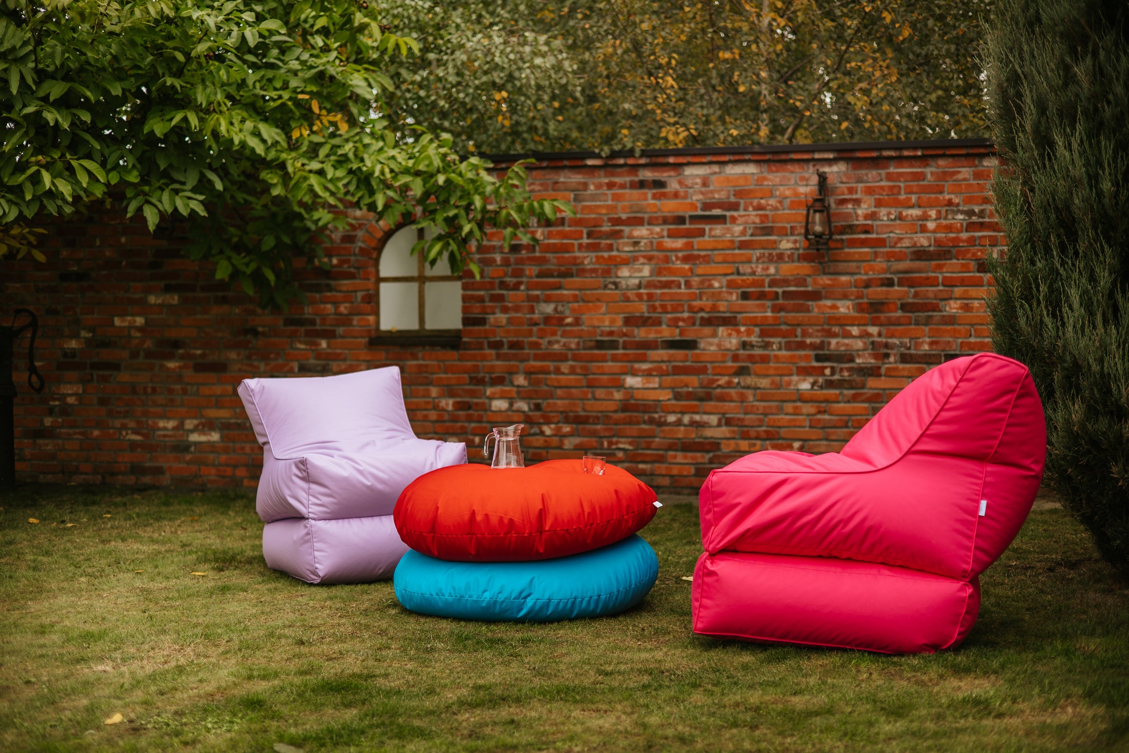 Chaiselongue Sitzsack Beanbag mit Füllung