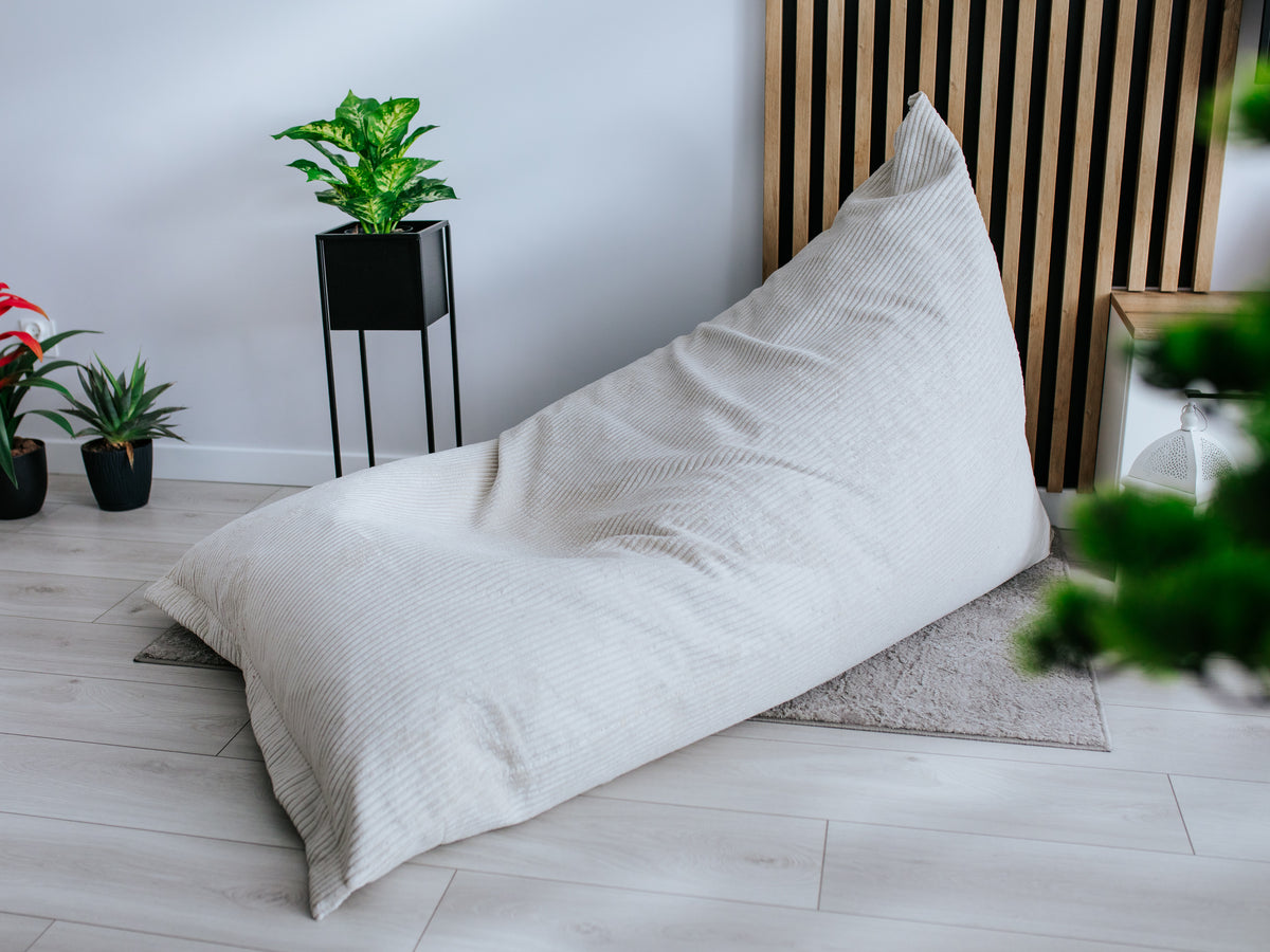 Cord-Sitzsack Bean Bag Riesen Sitzsack Sitzkissen Gartenkissen Bodenki – chillypilley