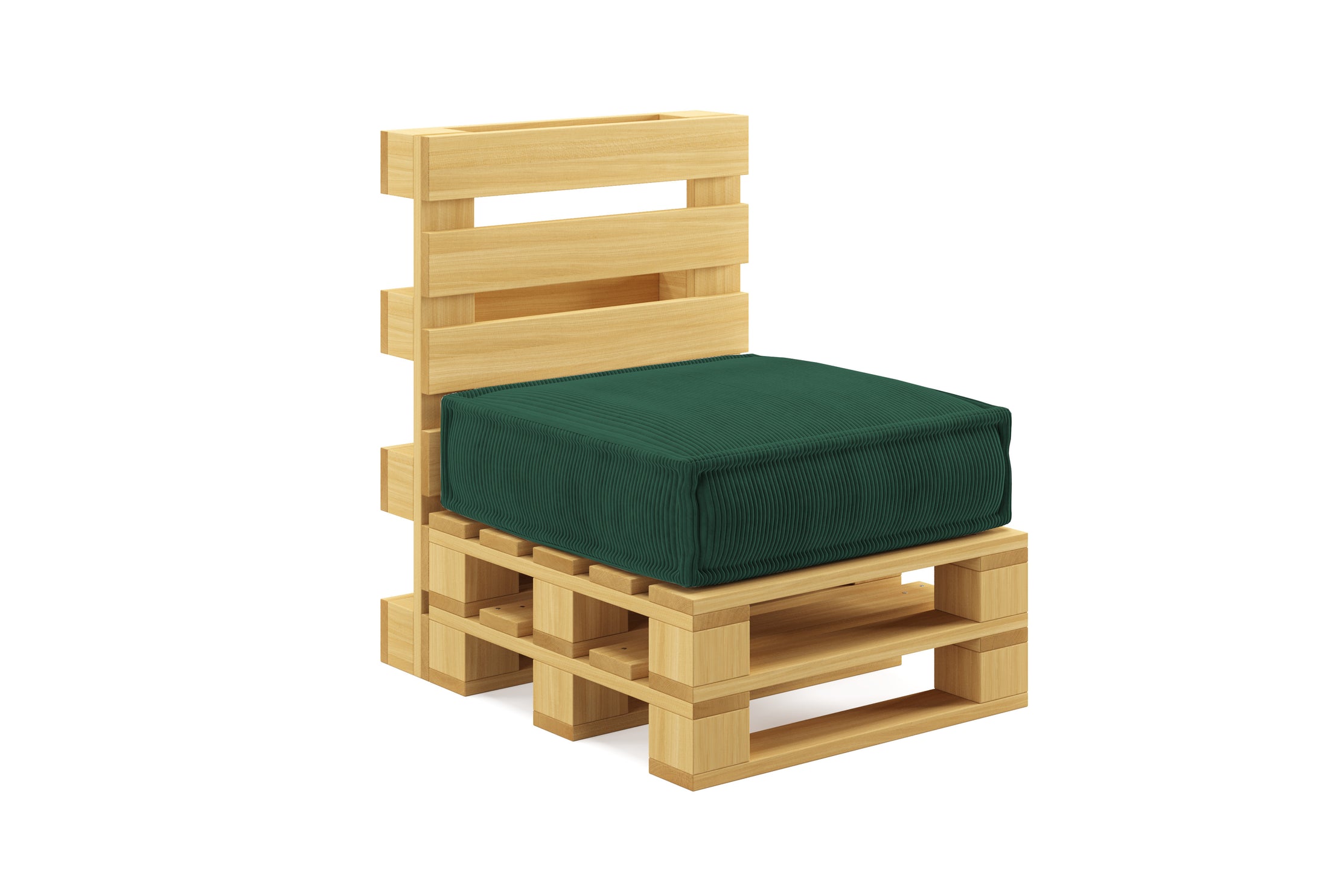 Cojín de jardín cojín palet de pana CHAMONIX