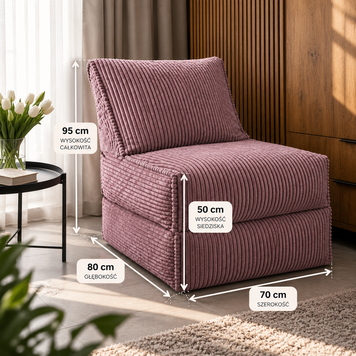 CORD Klappsessel 2-in-1
