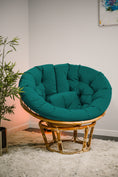 Carica l'immagine nel visualizzatore della galleria, Cuscino per sedia Papasan in velluto
