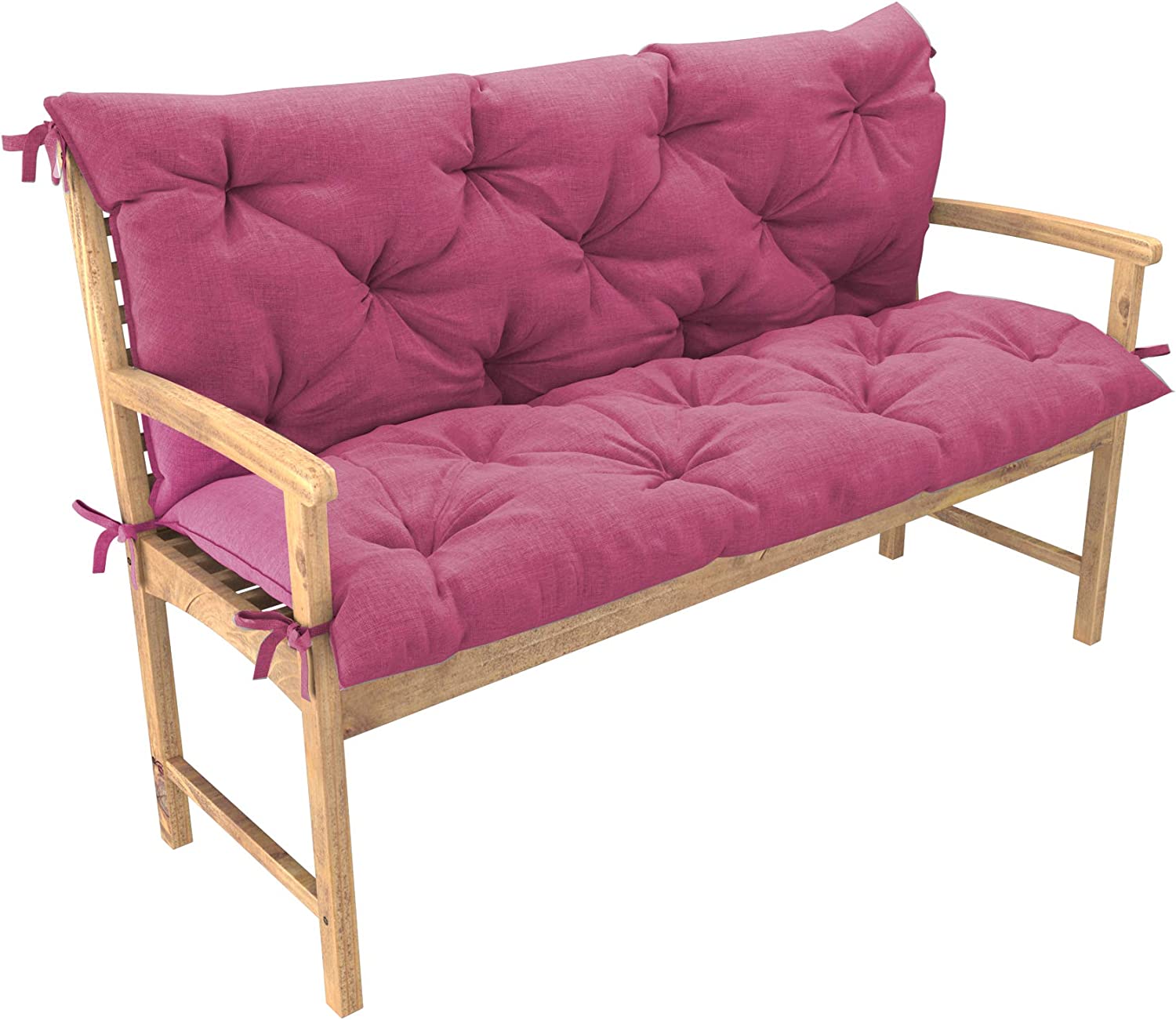 Yuly Outdoor-Bankkissen Mit Rückenlehne - Wasserdicht, Für 2-3 Sitzer, Grün