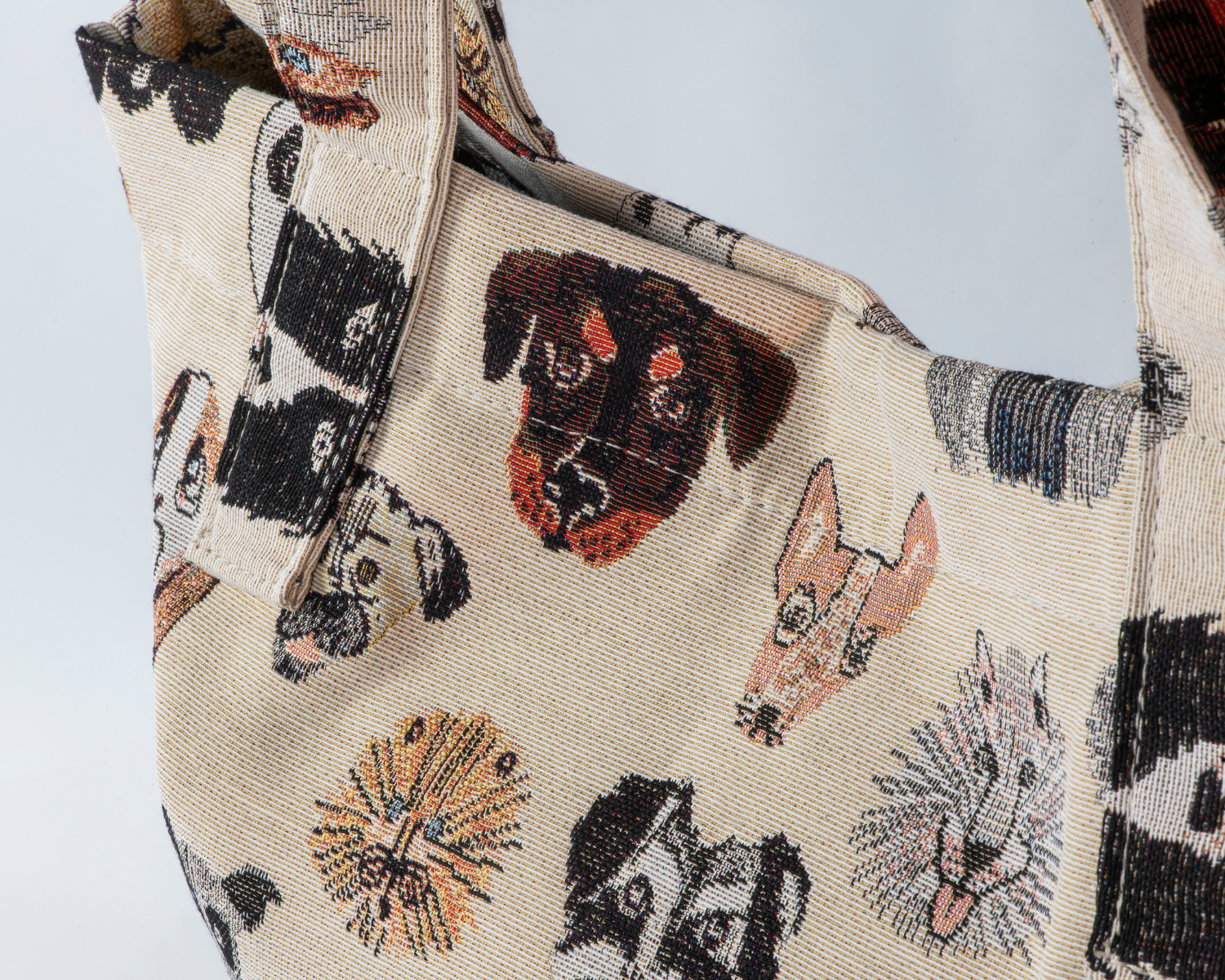 Borsa shopper con gatti/cani